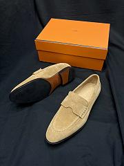 Colestore  Hermes Men's Duke Loafer Beige Albâtre - 3