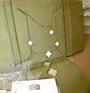 Colestore Van Cleef & Arpels Magic Alhambra necklace, 6 motifs Yellow gold, Mother-of-pearl - 3