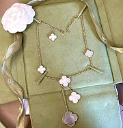 Colestore Van Cleef & Arpels Magic Alhambra necklace, 6 motifs Yellow gold, Mother-of-pearl - 2