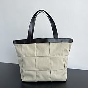 Colestore Bottega Veneta Arco Intreccio Leather-Trimmed tote bag 40x36x24cm - 1