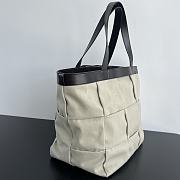 Colestore Bottega Veneta Arco Intreccio Leather-Trimmed tote bag 40x36x24cm - 4