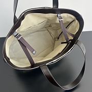 Colestore Bottega Veneta Arco Intreccio Leather-Trimmed tote bag 40x36x24cm - 5