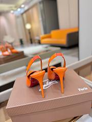 Colestore Christian Louboutin Miss Z Sling Back 100 mm Slingback pumps - Patent calf leather Caruzo  - 4