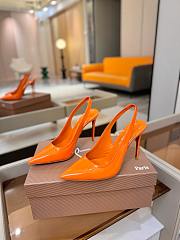 Colestore Christian Louboutin Miss Z Sling Back 100 mm Slingback pumps - Patent calf leather Caruzo  - 3