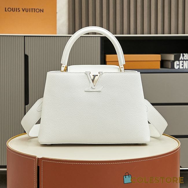 Louis Vuitton Capucines BB White  - 1