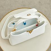 Louis Vuitton Capucines BB White  - 6