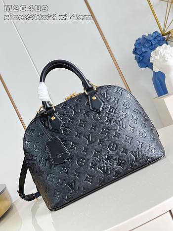 Colestore  Louis Vuitton Alma PM Monogram Empreinte Leather Black 30.5 x 21 x 14.5 cm