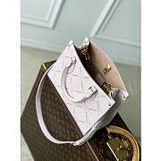 Colestore  Louis Vuitton Onthego PM Monogram Empreinte Leather Light Bliss Couture 25 x 19 x 11.5 cm - 6