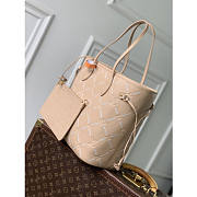 Colestore  Louis Vuitton Neverfull MM Monogram Empreinte Leather Hazelnut Couture 47 x 28 x 14 cm - 3