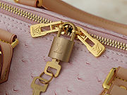 Colestore Louis Vuitton Speedy Soft 30  in Ostrich Leather Light Pink 30 x 21 x 17cm - 2