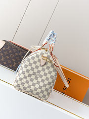 Colestore Louis Vuitton Speedy 30 Soft  Damier Azur Canvas N40908 30 x 21 x 17 cm - 4