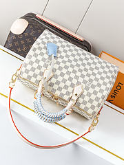 Colestore Louis Vuitton Speedy 30 Soft  Damier Azur Canvas N40908 30 x 21 x 17 cm - 3