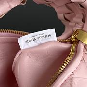 Colestore  Bottega Veneta Mini Jodie Bag in Intrecciato Pink Leather  26x13x8.5cm - 2