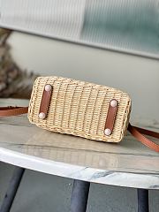 	 Colestore Louis Vuitton Capucines Mini Tan Rattan and Cowhide leather 21 x 14 x 8 cm - 4