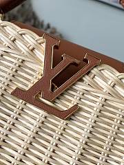 	 Colestore Louis Vuitton Capucines Mini Tan Rattan and Cowhide leather 21 x 14 x 8 cm - 2