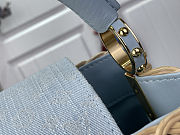 Colestore Louis Vuitton Capucines BB Sky Denim Rattan and Denim  27 x 17.3 x 9 cm - 6