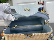 Colestore Louis Vuitton Capucines BB Sky Denim Rattan and Denim  27 x 17.3 x 9 cm - 3