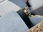 Colestore Louis Vuitton Capucines Mini Sky Denim Rattan and Denim 21 x 13.6 x 8 cm - 6