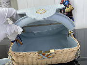 Colestore Louis Vuitton Capucines Mini Sky Denim Rattan and Denim 21 x 13.6 x 8 cm - 5