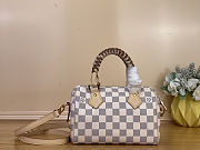 Colestore Louis Vuitton Speedy Bandoulière 20  Damier Azur Canvas Banana Yellow 20.5 x 13.5 x 12 cm - 4