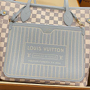 Colestore  Louis Vuitton Neverfull Inside Out MM Damier Azur Canvas Bleu Olympe 47 x 28 x 14 cm - 4