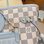 Colestore  Louis Vuitton Neverfull Inside Out MM Damier Azur Canvas Bleu Olympe 47 x 28 x 14 cm - 5