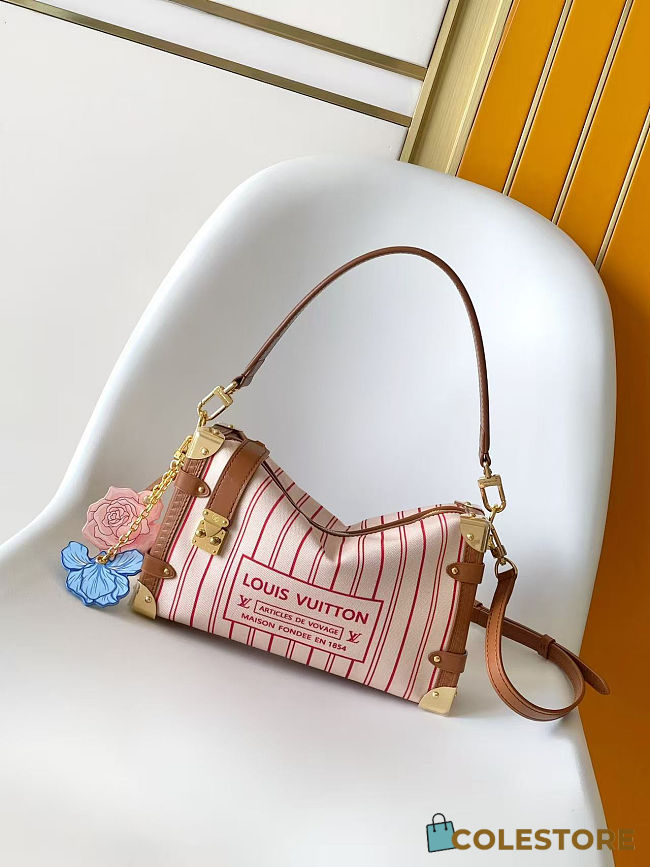 Colestore Louis Vuitton Flight Mode Side Trunk MM Beige Cream Canvas 23.5 x 16 x 8.5 cm - 1