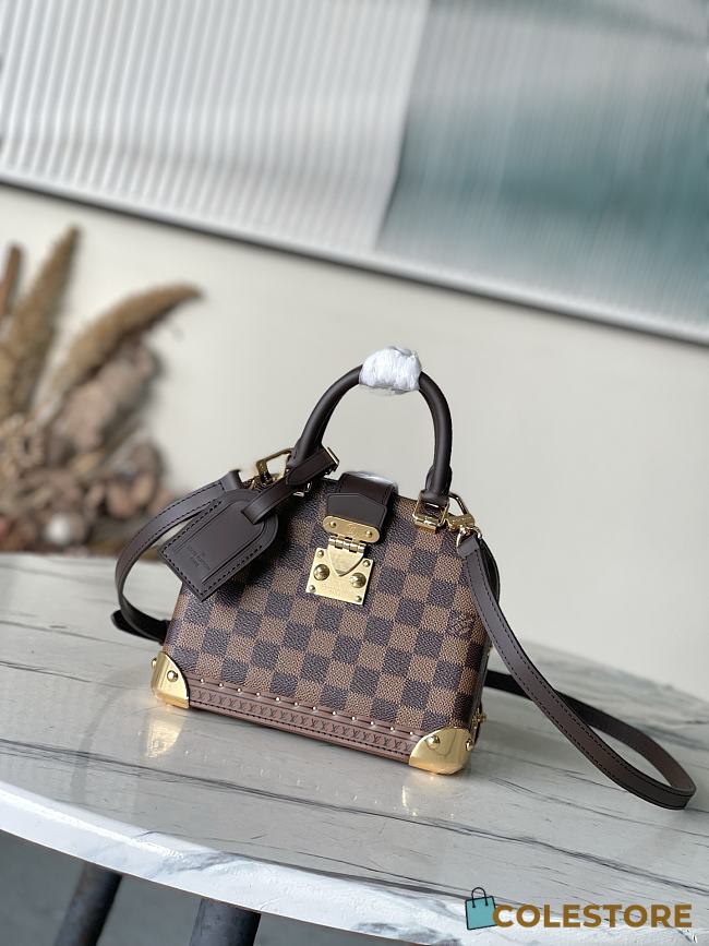 Colestore Louis Vuitton Alma Trunk 20 DAMIER EBENE 20 x 15.5 x 10 cm - 1