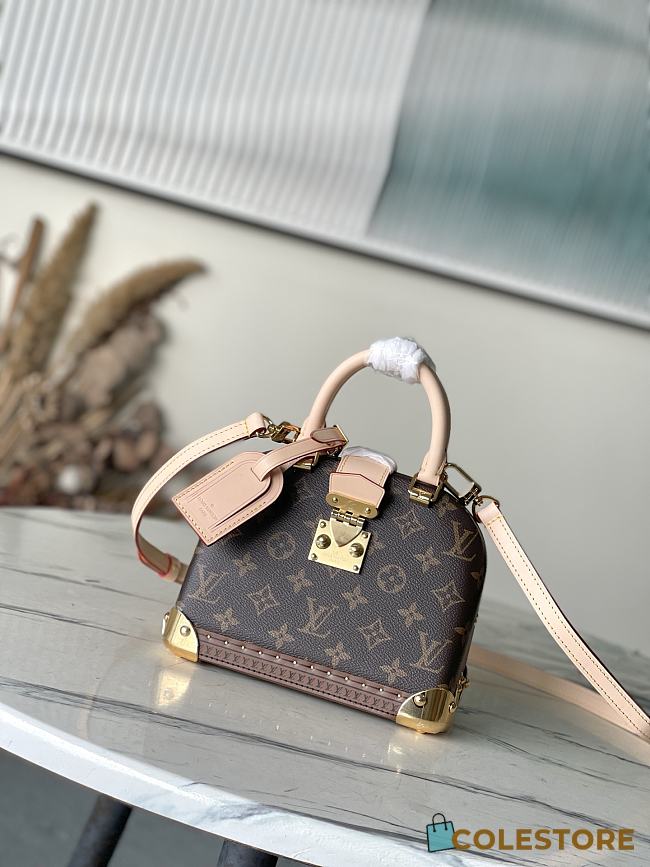 Colestore Louis Vuitton Alma Trunk 20 Monogram coated canvas 20 x 15.5 x 10 cm - 1