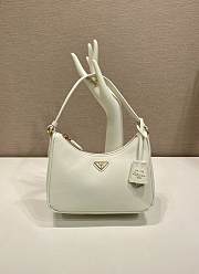 Colestore Prada Re-Edition 2005 Saffiano leather mini-bag White 22x18x6cm - 1