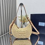 Colestore Prada Arqué crochet shoulder bag Natural 22.5x18.5x6cm - 1