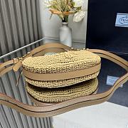 Colestore Prada Arqué crochet shoulder bag Natural 22.5x18.5x6cm - 4