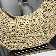 Colestore Prada Arqué crochet shoulder bag Natural 22.5x18.5x6cm - 2