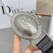 Colestore Dior Médaillon Belt Black Calfskin, 30 MM - 2