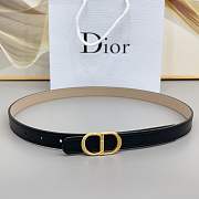 Colestore Dior Reversible CD Icon Belt Black and Trench Smooth Calfskin, 20 MM - 1