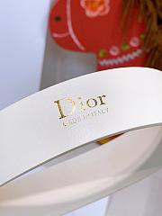 Colestore Dior Médaillon Belt White Smooth Calfskin, 30 MM - 6