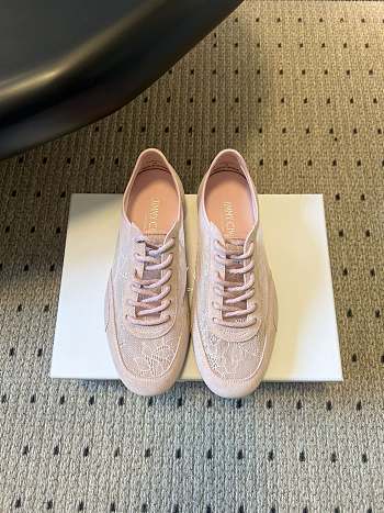 Colestore Jimmy Choo Sunny F Rose Leather Mix and Jimmy Choo Lace Low Top Trainers