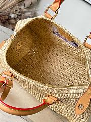 Colestore  Louis Vuitton Speedy 30 Bandoulière Natural Beige raffia 34 x 22 x 19 cm - 3