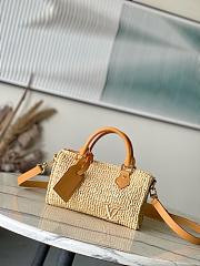 	 Colestore Louis Vuitton Speedy 25 Bandoulière Natural Beige raffia  25 x 15 x 11 cm - 1