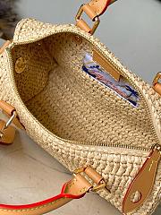 	 Colestore Louis Vuitton Speedy 25 Bandoulière Natural Beige raffia  25 x 15 x 11 cm - 5
