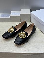 Colestore Dior Médaillon Buckle Loafer Black Lambskin  - 4