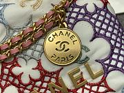 Colestore Chanel Lace Patchwork Mini Chanel 22 Multicolor  - 4