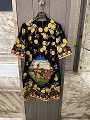 Colestore Dolce & Gabbana Printed jacquard brocade dress Multicolor - 1