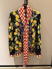 Colestore Dolce & Gabbana Printed silk satin shirt Multicolor - 1