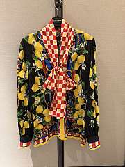 Colestore Dolce & Gabbana Printed silk satin shirt Multicolor - 4