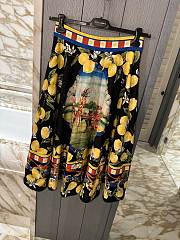 Colestore Dolce & Gabbana Printed jacquard brocade midi skirt Multicolor - 6