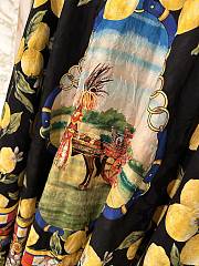 Colestore Dolce & Gabbana Printed jacquard brocade midi skirt Multicolor - 3