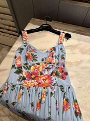 Colestore  Dolce & Gabbana Flower Bouquet-Print Dress  Multi-colored - 5