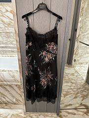 Colestore Dolce & Gabbana Flower Bouquets-Print Habotai Slip  dress - 1