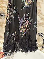 Colestore Dolce & Gabbana Flower Bouquets-Print Habotai Slip  dress - 4